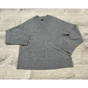 Rails Women's Michelle Wool Cashmere Sweater Heather Grey Size XL